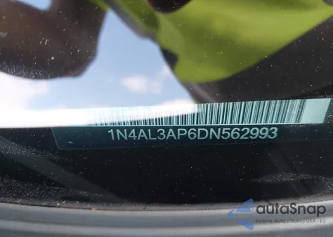 2013 Nissan Altima 2.5 Sv z USA, uszkodzony, nr VIN 1N4AL3AP6DN562993